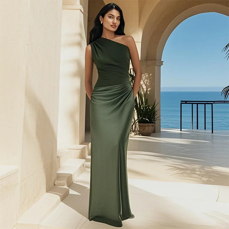 Vestido Longo Sem Mangas Faelyne