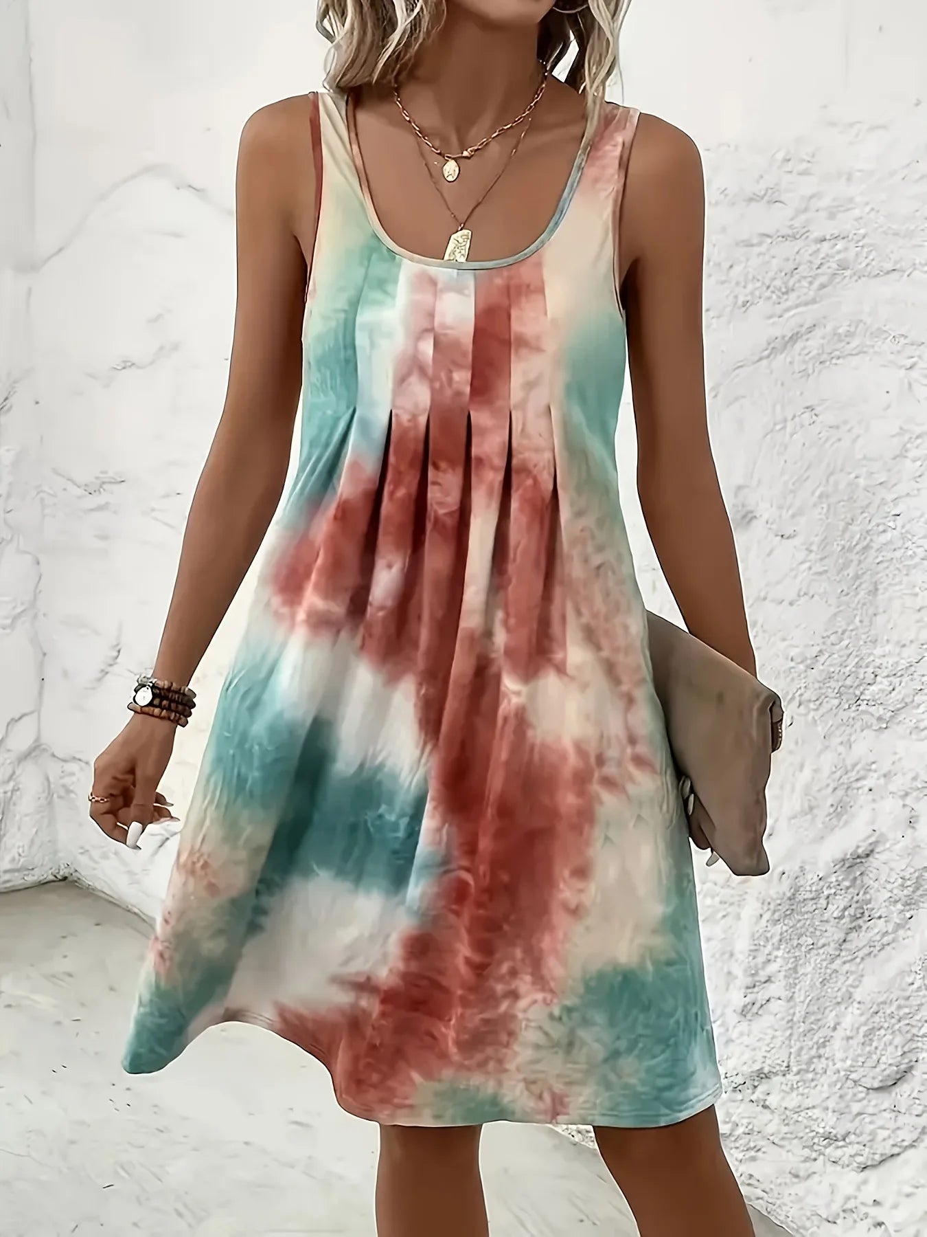 Vestido Midi Estampado Malena