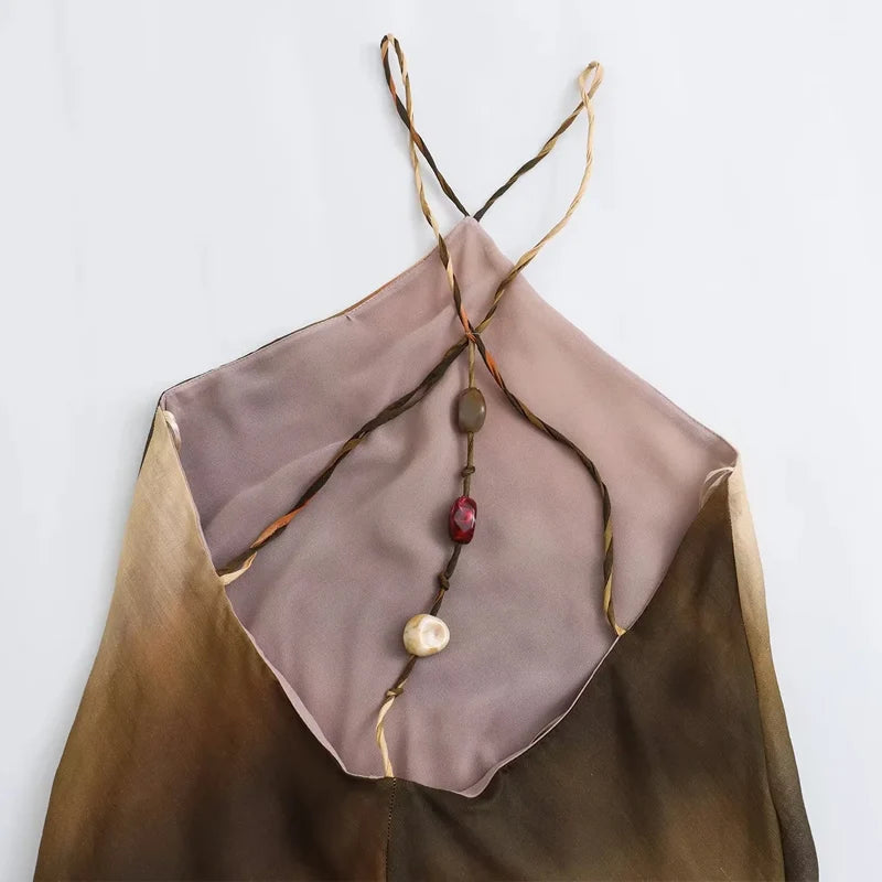 Vestido Midi Estampado Jade