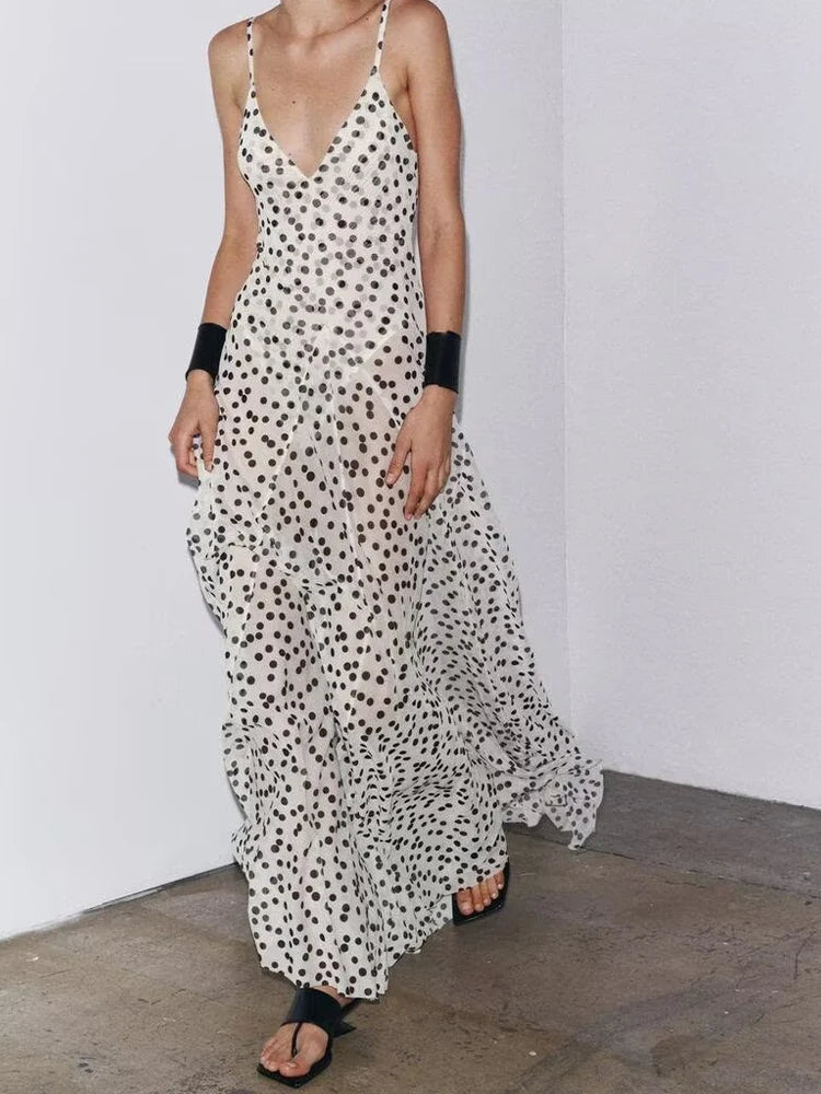 Vestido Longo Estampado Thalita