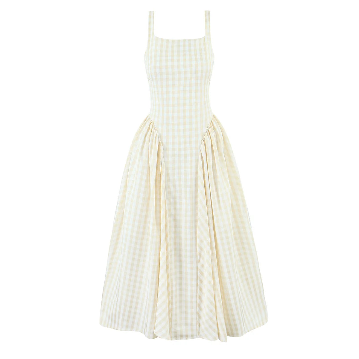 Vestido Midi Xadrez Zafira