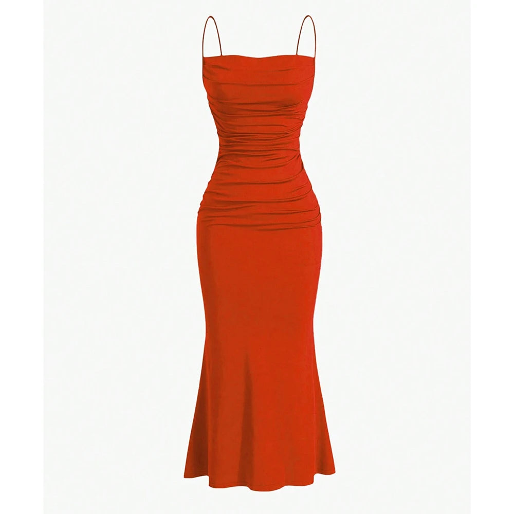 Vestido Longo Casual com Alça Elora
