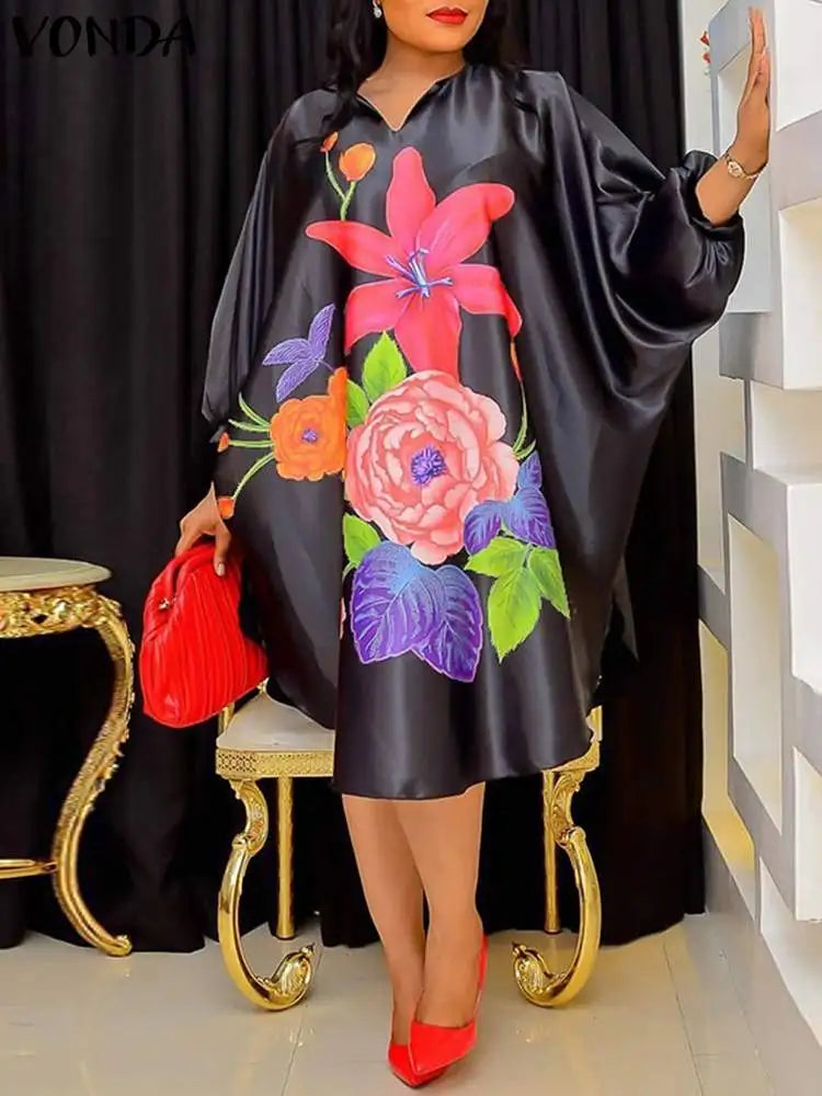 Vestido Midi Estampado Silmara