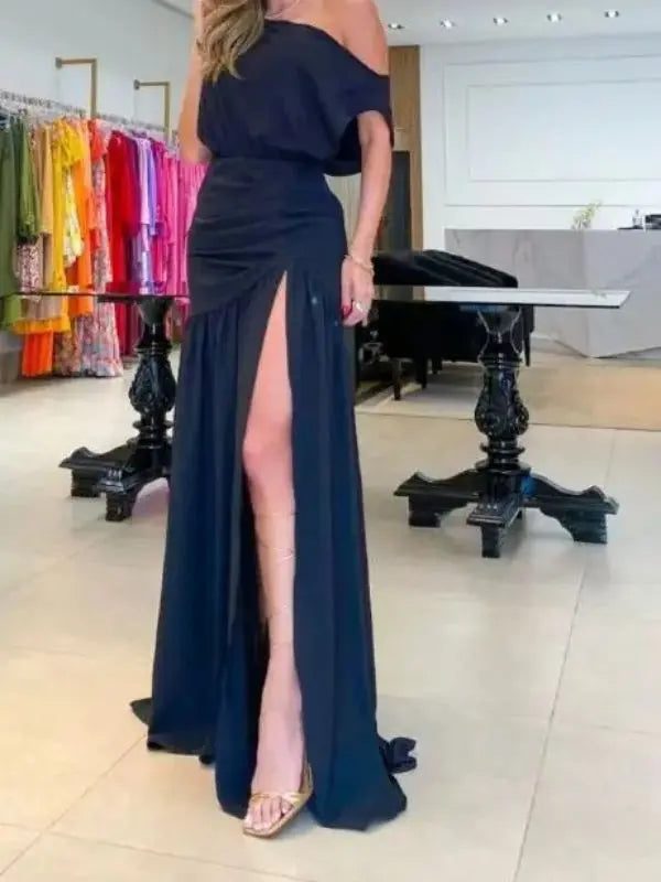 Vestido Ana - Azul-profundo-XG - HumArraso