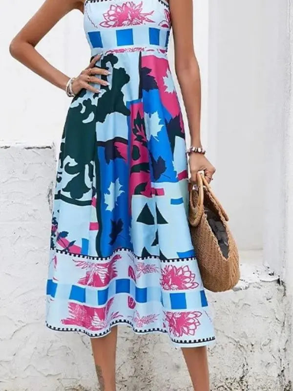 Vestido Floral Tropical - Tropical-E-XG - HumArraso