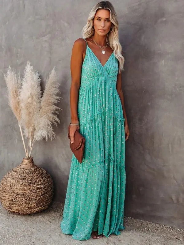 Vestido Longo de Alcinha July - - HumArraso