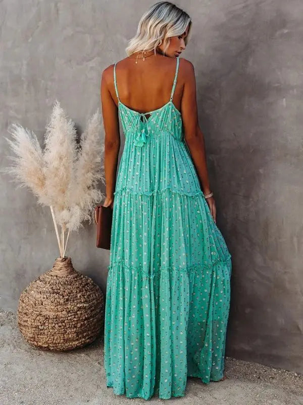 Vestido Longo de Alcinha July - - HumArraso