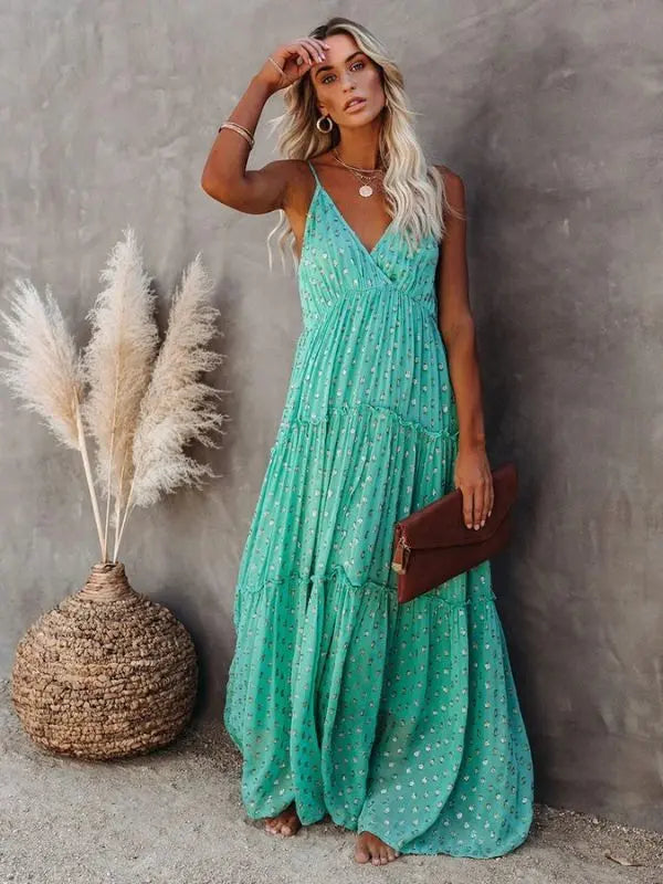 Vestido Longo de Alcinha July - - HumArraso