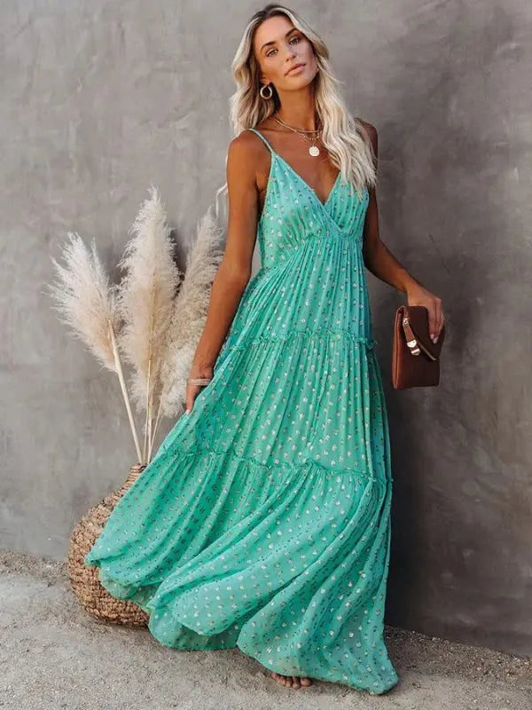 Vestido Longo de Alcinha July - - HumArraso