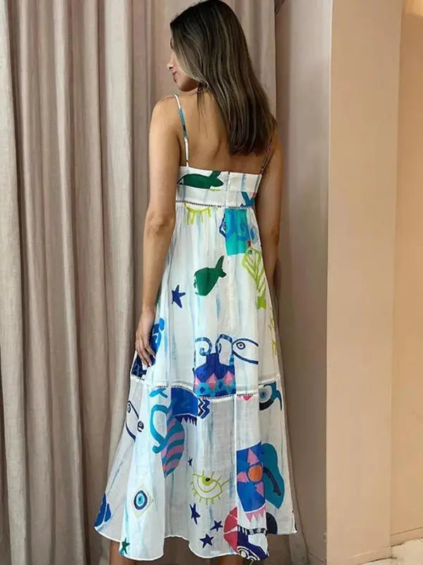 Vestido Longo de Alcinha - - HumArraso