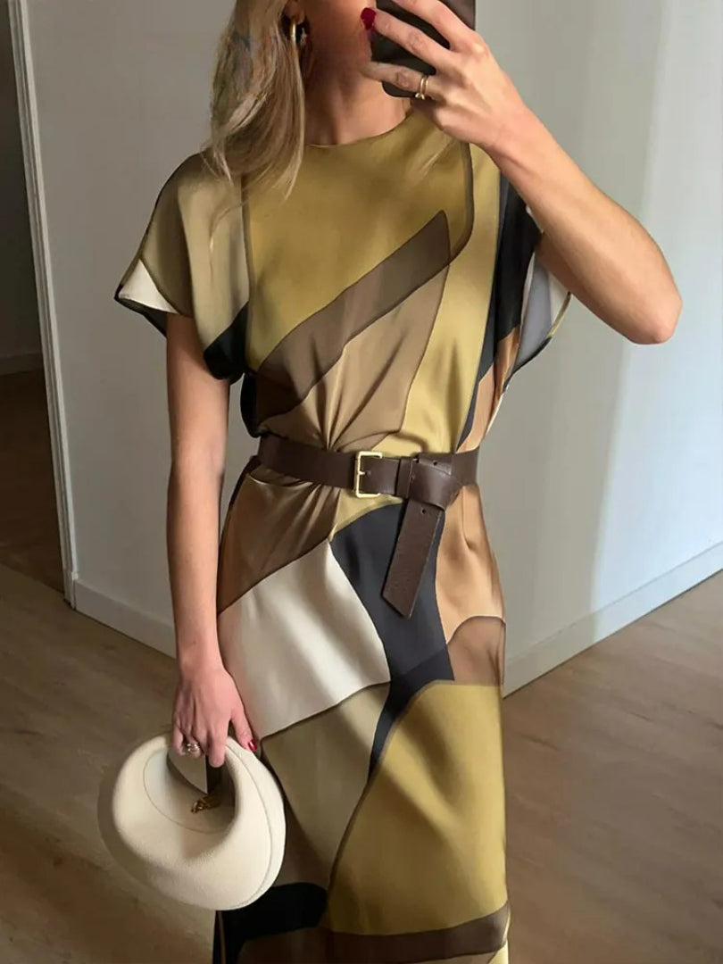 Vestido Longo Estampado Zuleica