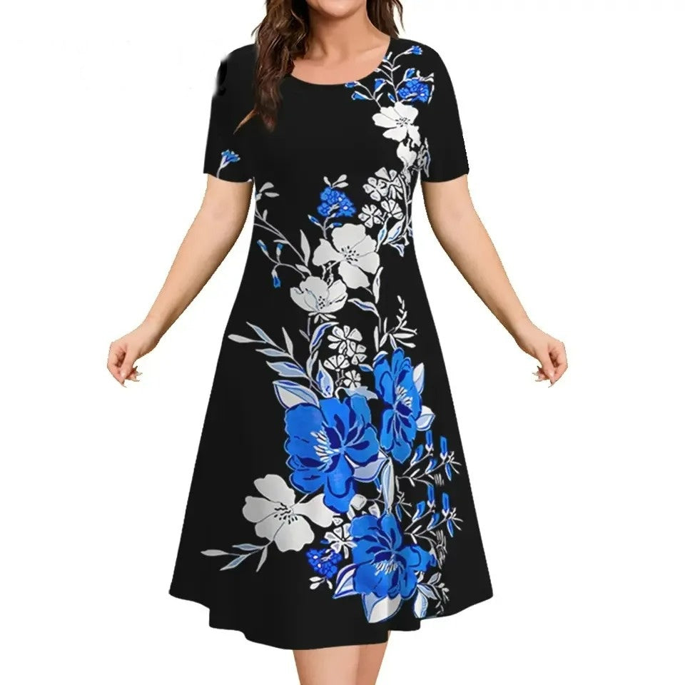 Vestido Midi Estampado Maristella