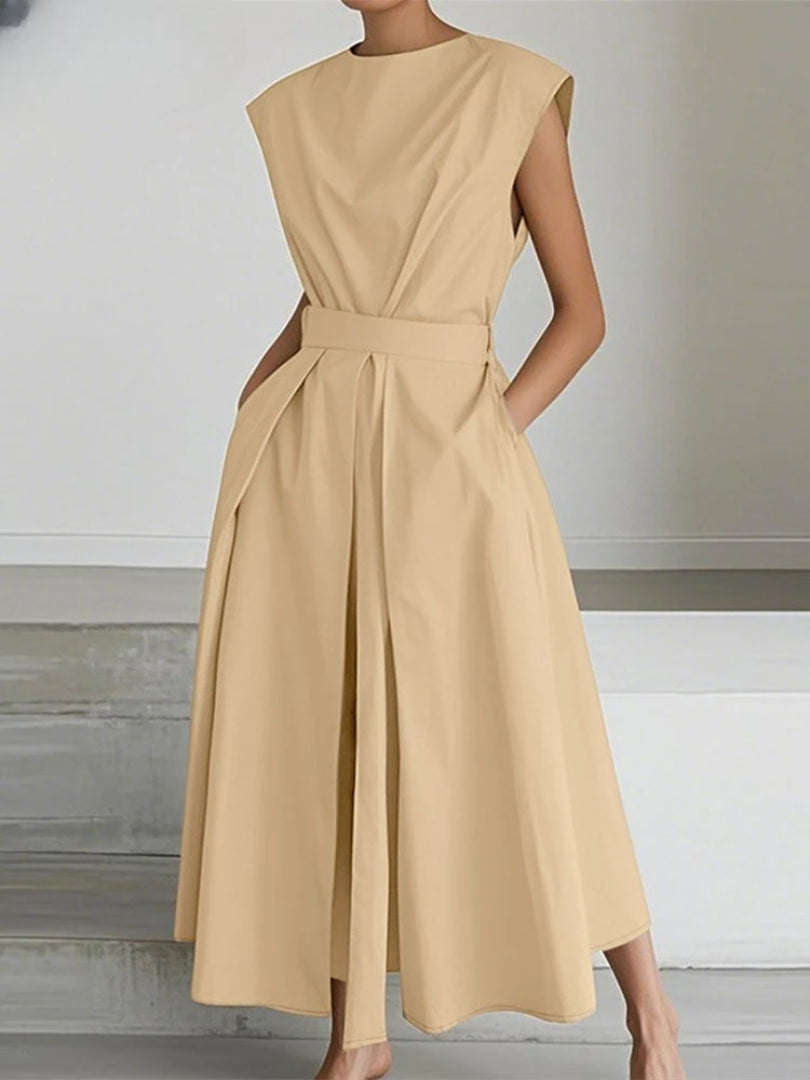 Vestido Longo com Gola Polo Althea
