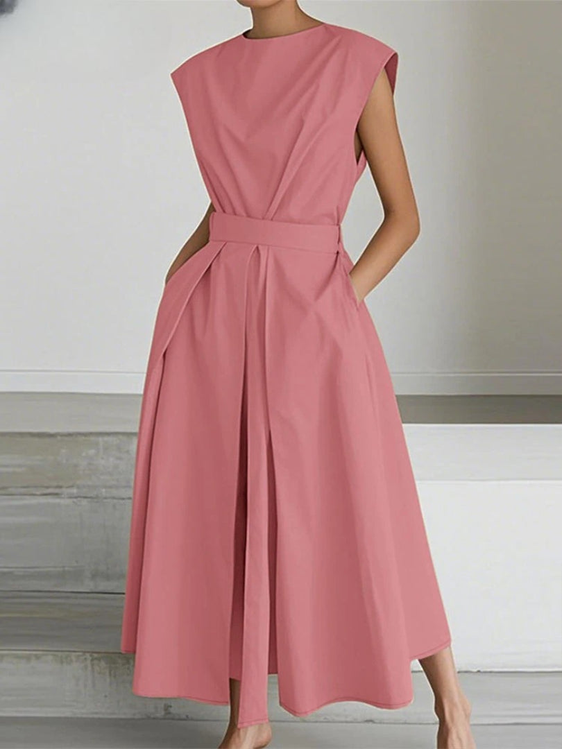 Vestido Longo com Gola Polo Althea