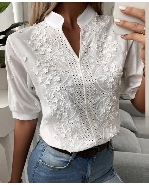 Blusa Feminina de Renda - Fabiana HumArraso