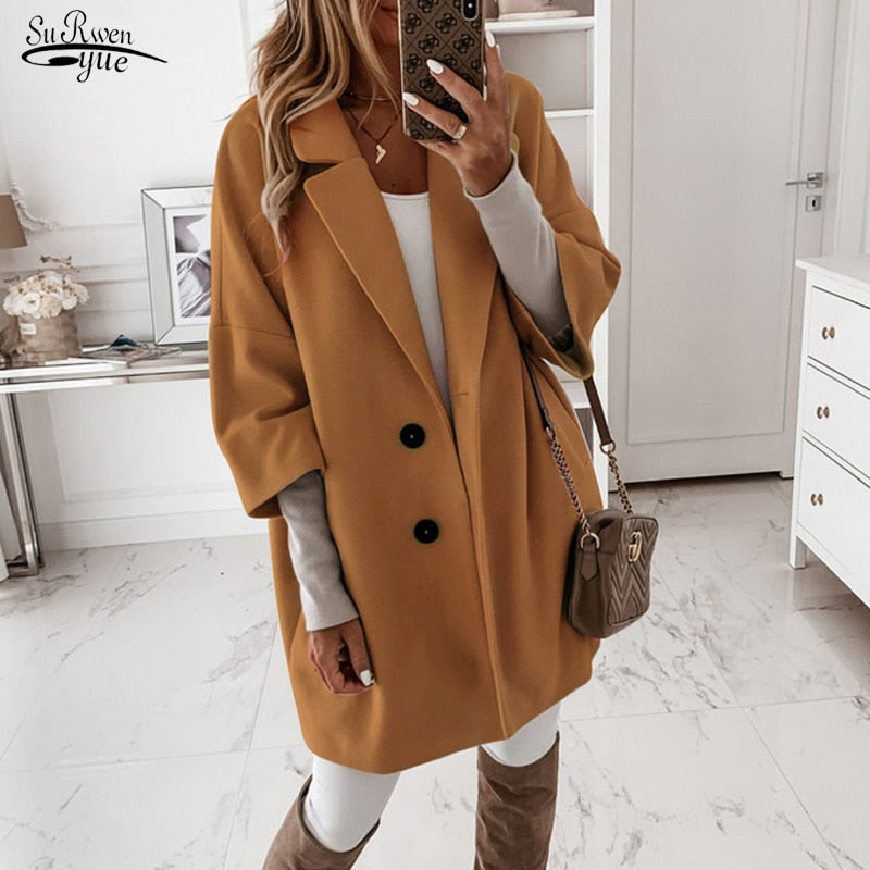 Sobretudo Casaco Feminino Outwear HumArraso