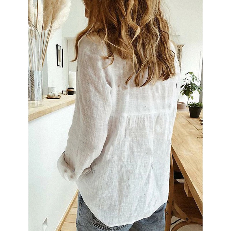 Camisa de Linho Feminina - Nonata HumArraso
