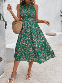 Vestido Longo Floral com Babados - Estilo Boho Feminino