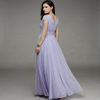 Vestido Longo de Chiffon Lis