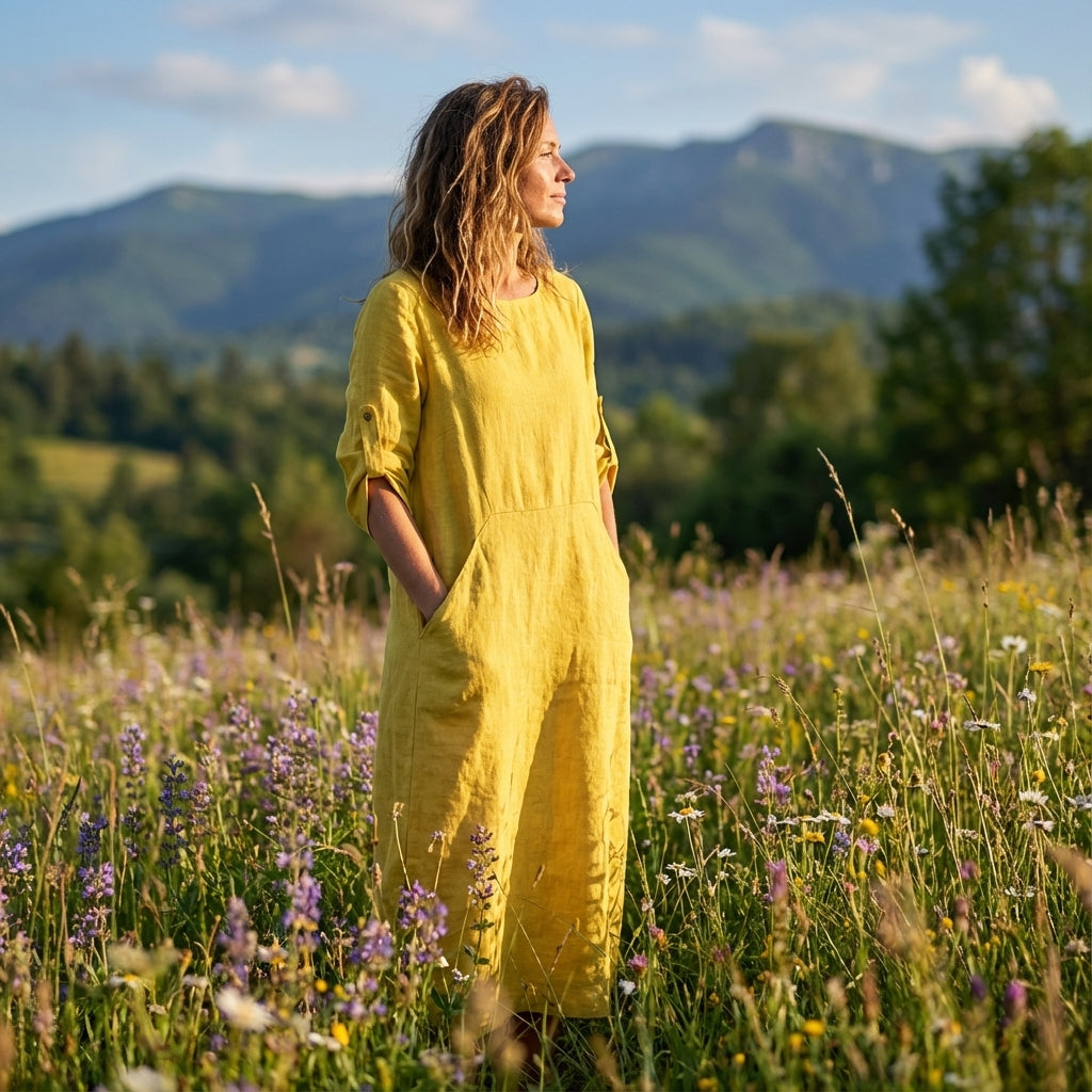 Vestido de Linho Lorena