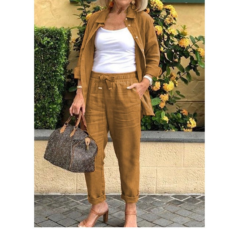 Conjunto com Botão Maria