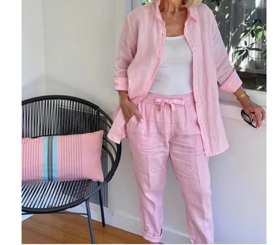 Conjunto com Botão Maria