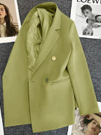 Blazer Feminino Alfaiataria Manda Longa - Roberta -  - HumArraso