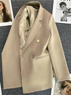 Blazer Feminino Alfaiataria Manda Longa - Roberta -  - HumArraso