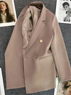 Blazer Feminino Alfaiataria Manda Longa - Roberta -  - HumArraso