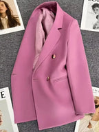 Blazer Feminino Alfaiataria Manda Longa - Roberta -  - HumArraso