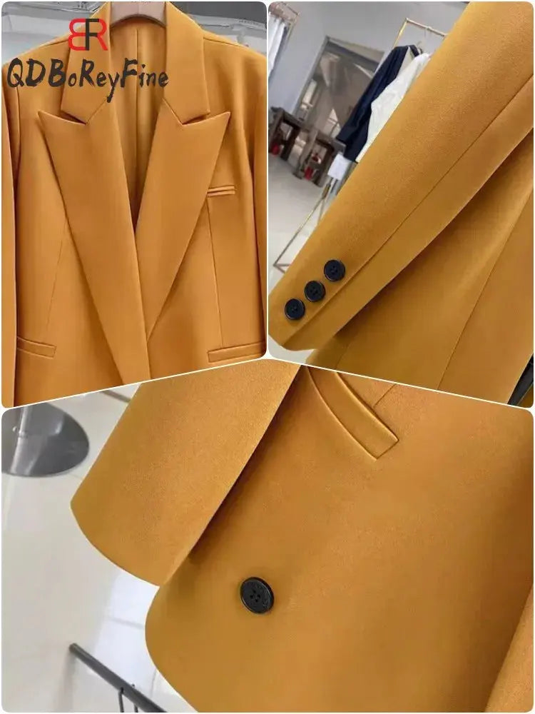 Blazer Feminino Alfaiataria Oversized - Fernanda