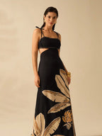 Vestido Longo com Costas Abertas - Fernanda