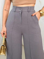 Calça Crepe Duna Pantalona