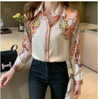 Camisa Social Elegante Floral  HumArraso
