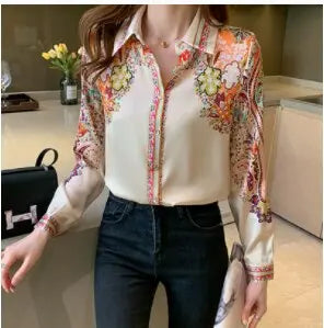Camisa Social Elegante Floral  HumArraso