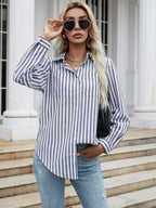 Camisa Social Listrada - Suelen