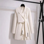 Casaco Feminino Luxuoso Magnes Bege3XG HumArraso