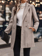Casaco Feminino de Tweed com Lapela Elegante – Sônia