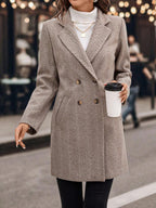 Casaco Feminino de Tweed com Lapela Elegante – Sônia