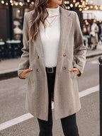 Casaco Feminino de Tweed com Lapela Elegante – Sônia