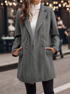 Casaco Feminino de Tweed com Lapela Elegante – Sônia