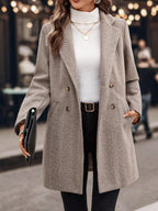 Casaco Feminino de Tweed com Lapela Elegante – Sônia