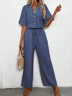 Conjunto de Linho Casual