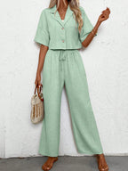 Conjunto de Linho Casual