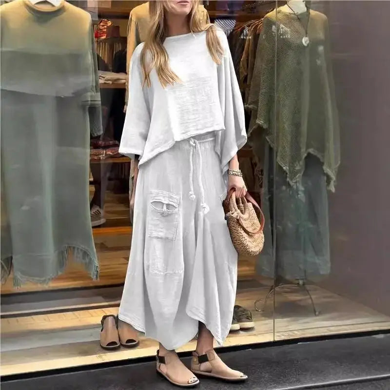Conjunto Feminino em Linho Vintage - Lorena