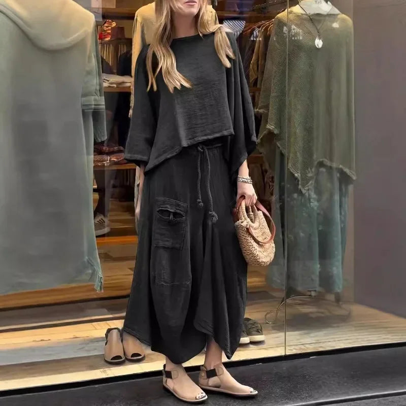 Conjunto Feminino em Linho Vintage - Lorena