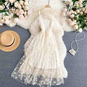 Vestido Midi de Malha com Alça