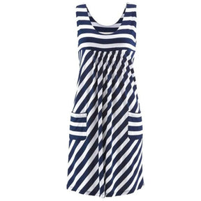 Vestido Midi Listrado Ivone