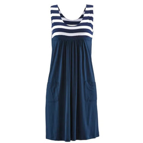 Vestido Midi Listrado Ivone