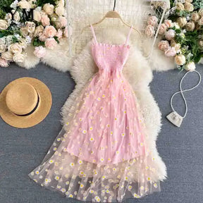 Vestido Midi de Malha com Alça